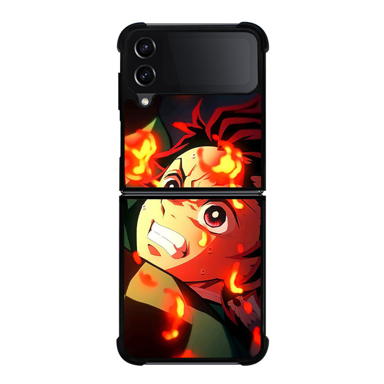 TANJIRO KAMADO DEMON SLAYER ANIME Samsung Galaxy Z FLip4 5G Case Cover