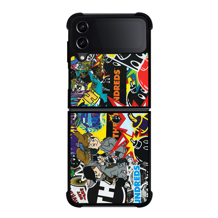 THE HUNDREDS COLLAGE Samsung Galaxy Z FLip4 5G Case Cover THE HUNDREDS COLLAGE Samsung Galaxy Z FLip4 5G Case Cover