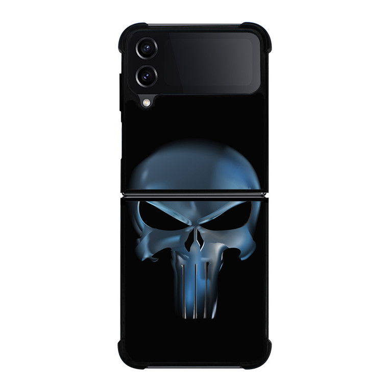 THE PUNISHER SKULL METAL LOGO Samsung Galaxy Z FLip4 5G Case Cover