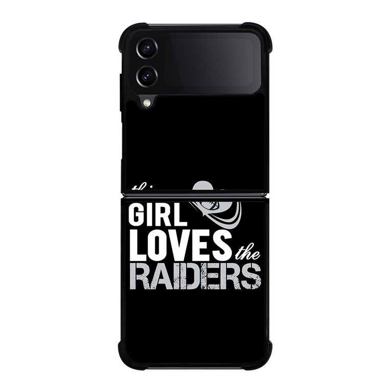 THIS GIRL LOVES THE RAIDERS 2 Samsung Galaxy Z FLip4 5G Case Cover