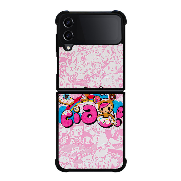 TOKIDOKI DONUTELLA UNICORNO CIAO Samsung Galaxy Z FLip4 5G Case Cover
