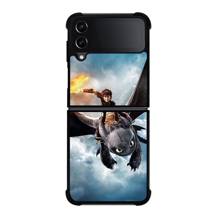 TOOTHLESS AND HICCUP TRAIN YOUR DRAGON Samsung Galaxy Z FLip4 5G Case Cover