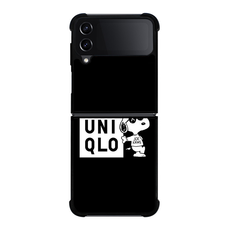 UNIQLO JOE KAWS SNOOPY THE PEANUTS Samsung Galaxy Z FLip4 5G Case Cover UNIQLO JOE KAWS SNOOPY THE PEANUTS Samsung Galaxy Z FLip4 5G Case Cover