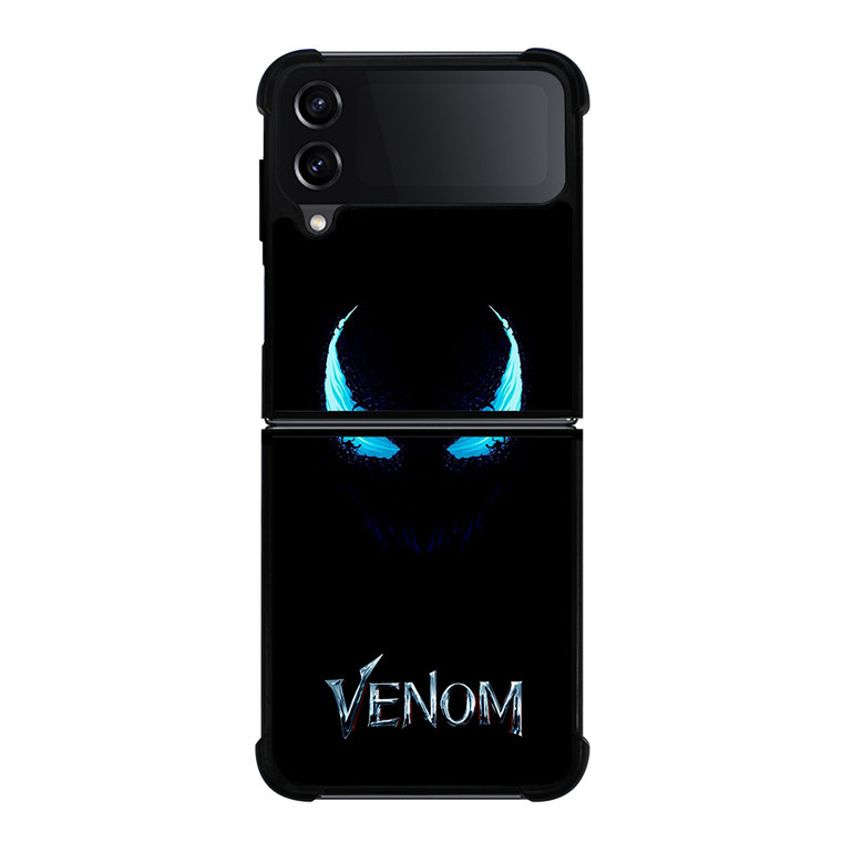 VENOM BLACK ICON EYES Samsung Galaxy Z FLip4 5G Case Cover