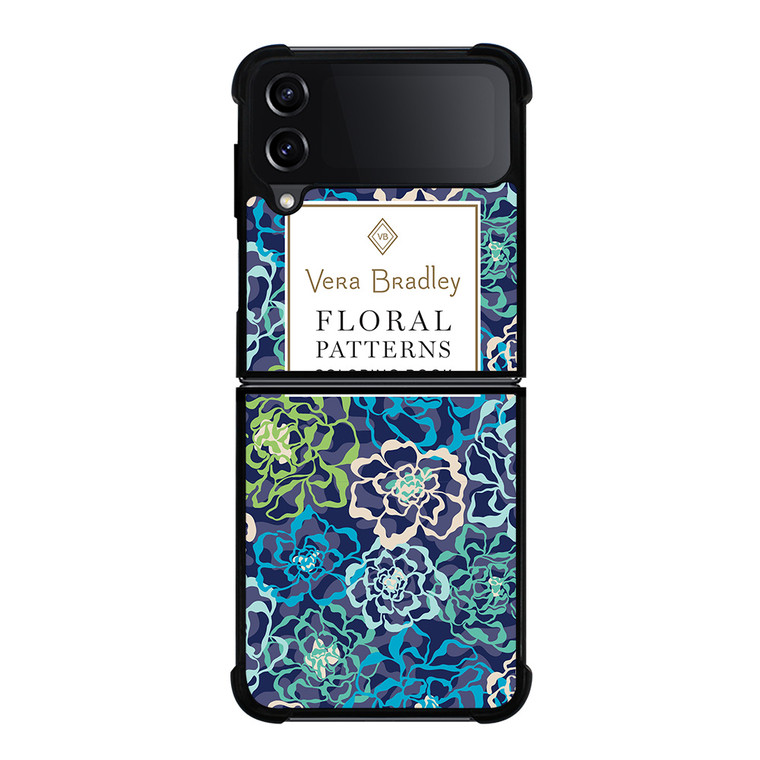 VERA BRADLEY VB FLORAL PATTERNS CB Samsung Galaxy Z FLip4 5G Case Cover