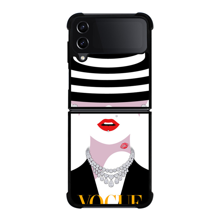 VOGUE LOGO WOMAN Samsung Galaxy Z FLip4 5G Case Cover