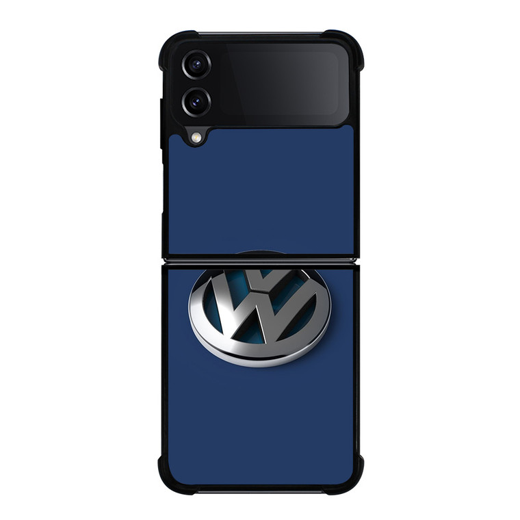 VW VOLKSWAGEN GLOSSY LOGO EMBLEM Samsung Galaxy Z FLip4 5G Case Cover