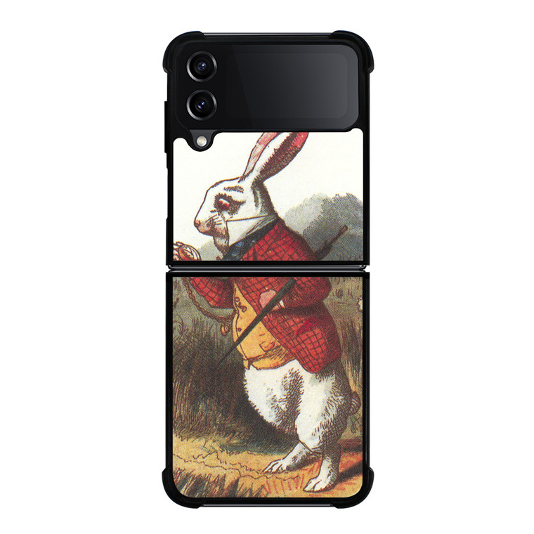 WHITE RABBIT ALICE IN WONDERLAND Disney Samsung Galaxy Z FLip4 5G Case Cover