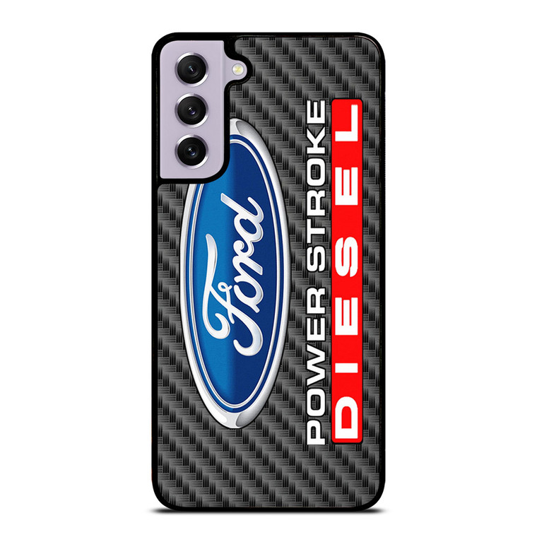 CARBON ORD POWERSTROKE DIESEL LOGO Samsung Galaxy S21 FE Case