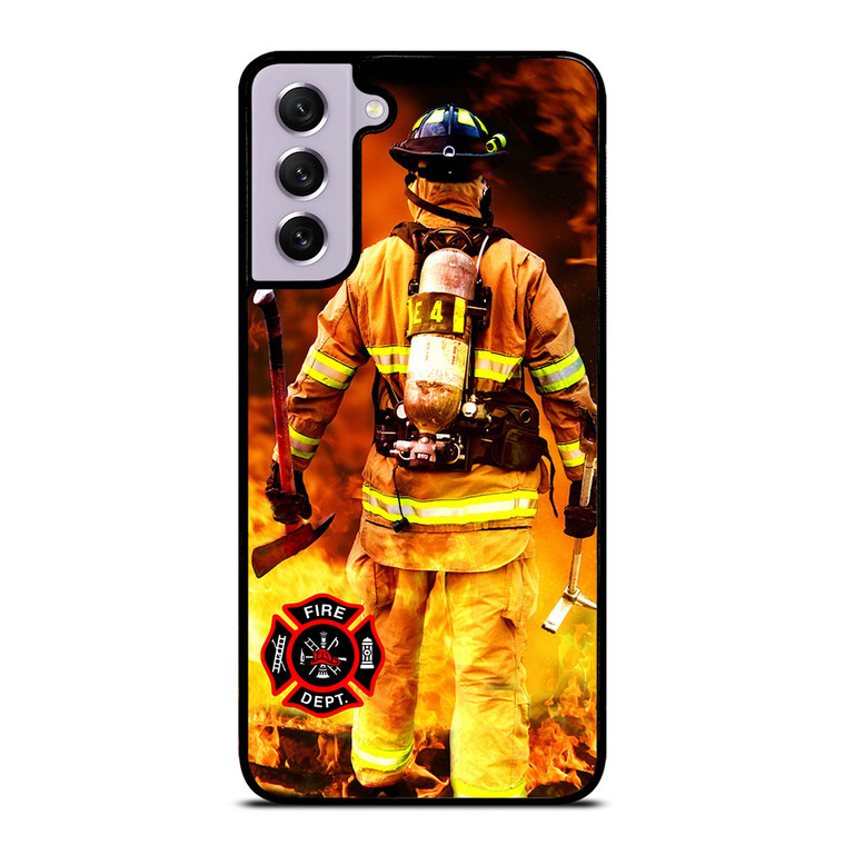 FIREFIGHTER FIREMAN DEPARTMENT Samsung Galaxy S21 FE Case