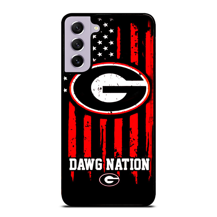 GEORGIA BULDOGS DAWG NATION Samsung Galaxy S21 FE Case
