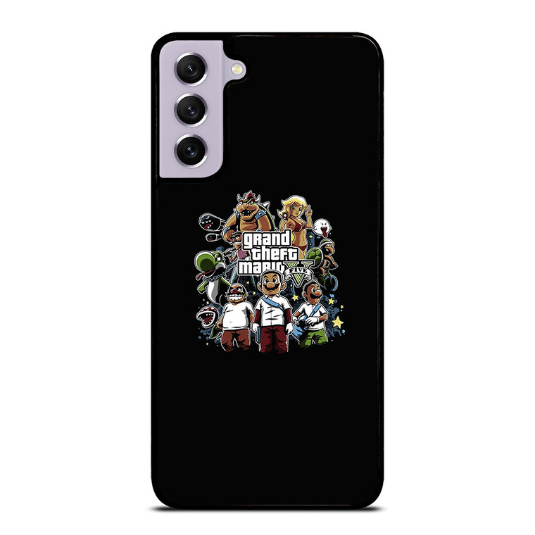 GRAND THEFT FIVE GTA 5 MARIO BROSS Samsung Galaxy S21 FE Case