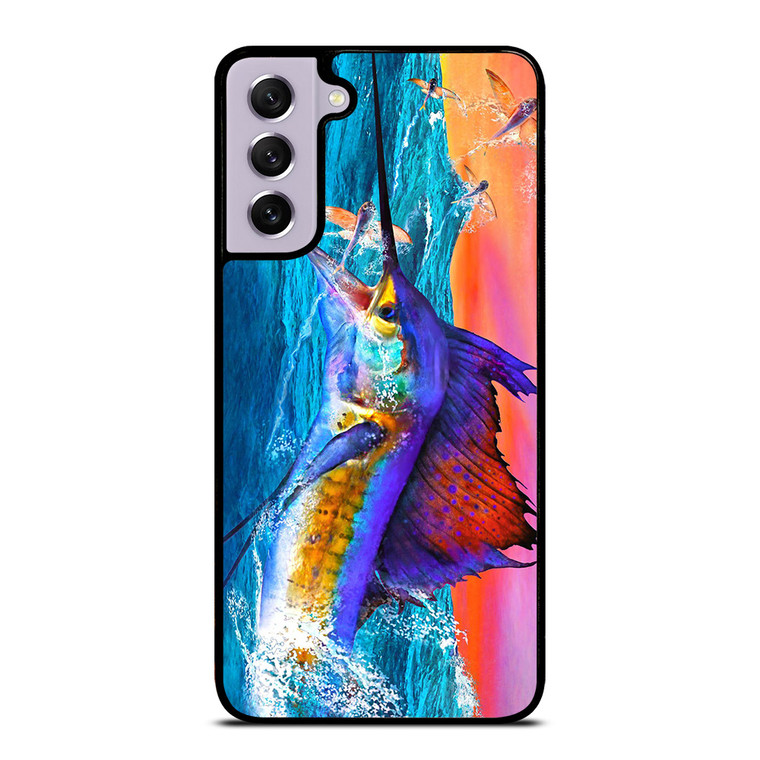 GUY HARVEY ISLAND MARLIN BOAT 2 Samsung Galaxy S21 FE Case