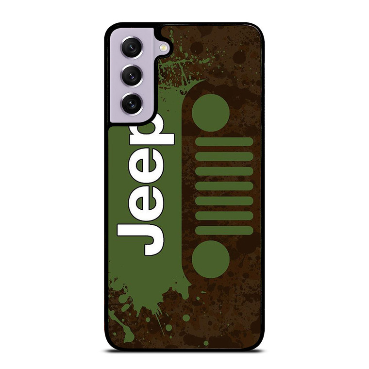 JEEP WRANGLER LOGO GREEN Samsung Galaxy S21 FE Case