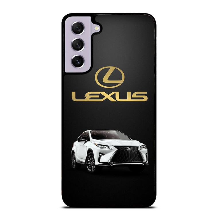 LEXUS WHITE CAR GOLD LOGO Samsung Galaxy S21 FE Case