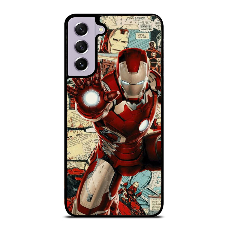 MARVEL IRONMAN COLLAGE COMIC Samsung Galaxy S21 FE Case
