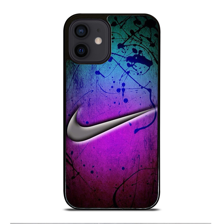 NIKE LOGO GREEN VIOLET iPhone 12 Mini Case