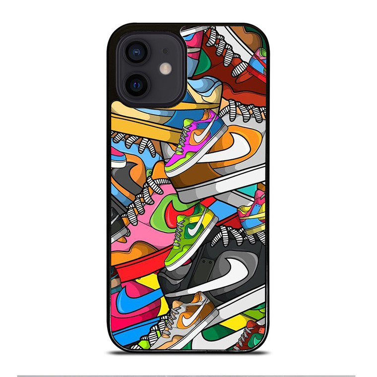NIKE SHOES ART COLLAGE iPhone 12 Mini Case