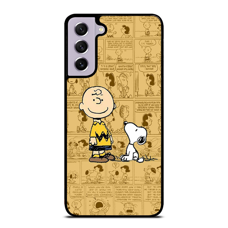 SNOOPY CHARLIE BROWN Samsung Galaxy S21 FE Case