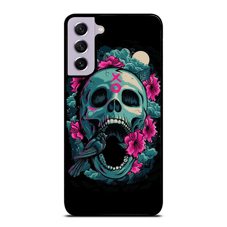 SUGAR SKULL FLOWERS TATTOO Samsung Galaxy S21 FE Case