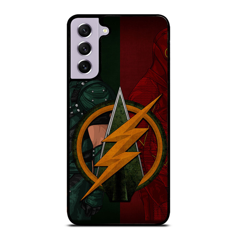THE FLASH GREEN ARROW LOGO DC Samsung Galaxy S21 FE Case