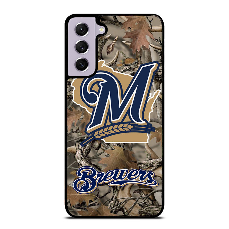 TREE CAMO MILWAUKEE BREWERS MLB Samsung Galaxy S21 FE Case