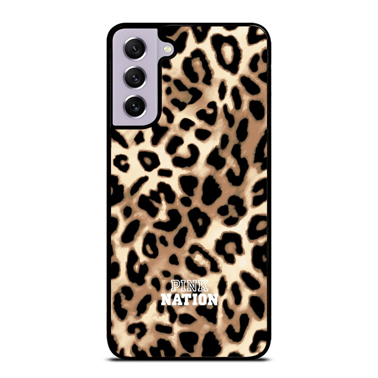 VICTORIA SECRET PINK NATION LEOPARD Samsung Galaxy S21 FE Case