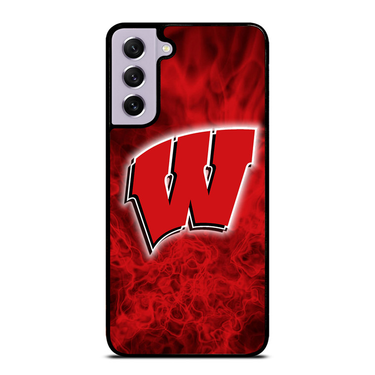 WISCONSIN BADGER LOGO Samsung Galaxy S21 FE Case WISCONSIN BADGER LOGO Samsung Galaxy S21 FE Case
