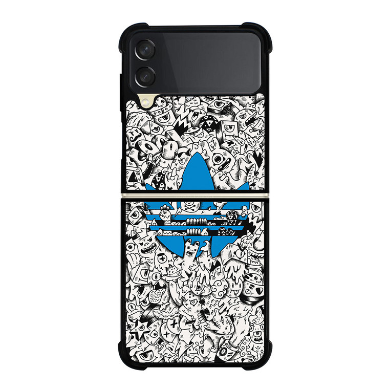 ADIDAS DOODLE DESIGN Samsung Galaxy Z FLip 3 5G Case Cover