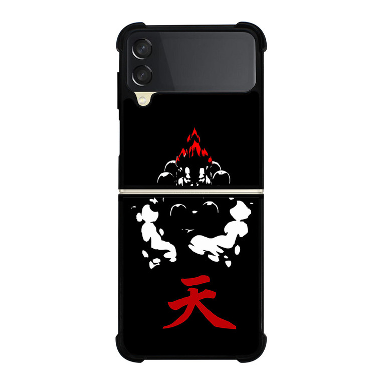 AKUMA GOUKI STREET FIGHTER Samsung Galaxy Z FLip 3 5G Case Cover AKUMA GOUKI STREET FIGHTER Samsung Galaxy Z FLip 3 5G Case Cover