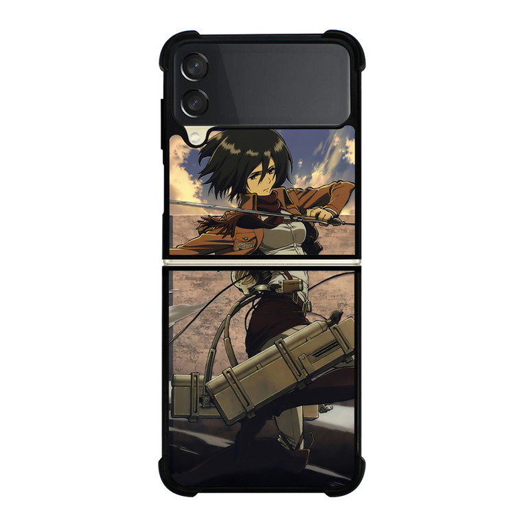 ATTACK ON TITAN MIKASA ACKERMAN Samsung Galaxy Z FLip 3 5G Case Cover