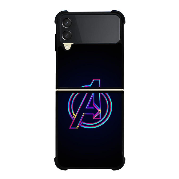AVENGERS LOGO RAINBOW COLOR Samsung Galaxy Z FLip 3 5G Case Cover