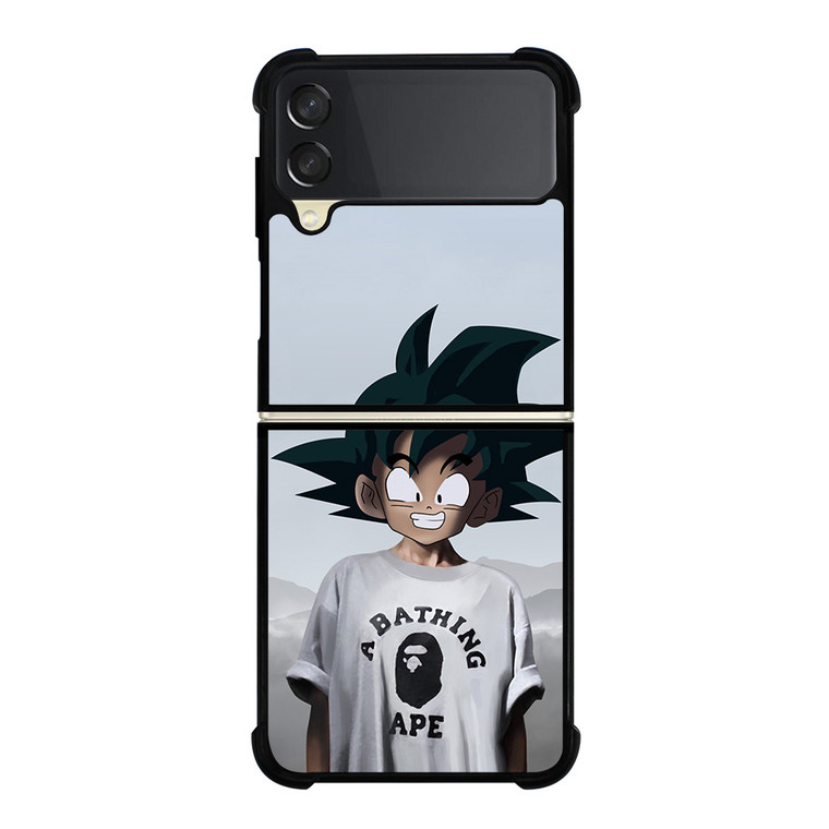 BAPE BATHING APE GOKU DRAGON BALL Samsung Galaxy Z FLip 3 5G Case Cover