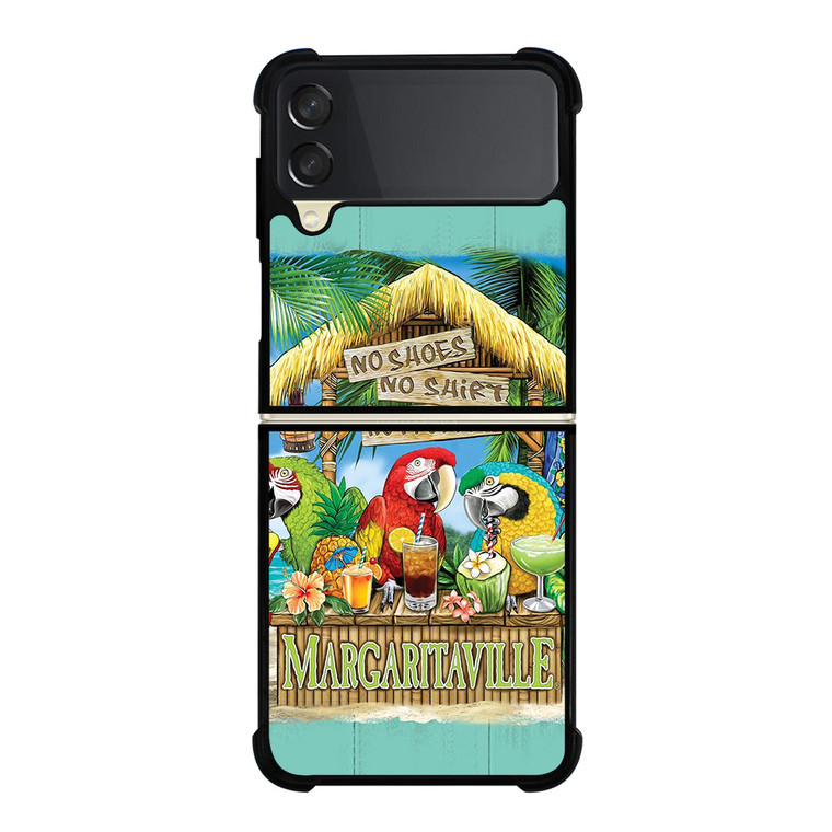 BEACH JIMMY BUFFETS MARGARITAVILLE 3 Samsung Galaxy Z FLip 3 5G Case Cover