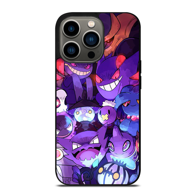 POKEMON GASTLY HAUNTER GENGAR ART GO iPhone 13 Pro Case