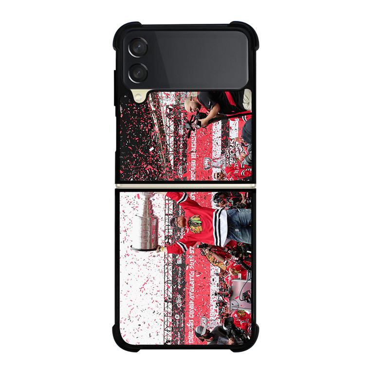 BLACKHAWKS HOCKEY CHICAGO CEREMONY Samsung Galaxy Z FLip 3 5G Case Cover