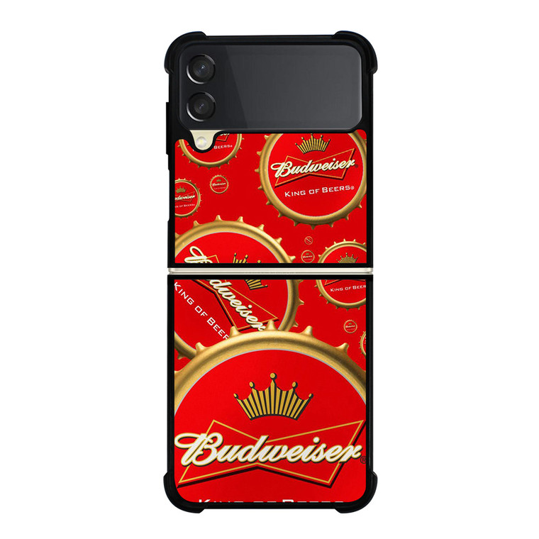 BUDWEISER BOTTLE CAP LOGO Samsung Galaxy Z FLip 3 5G Case Cover