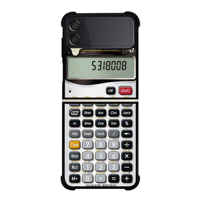 CALCULATOR FUNNY Samsung Galaxy Z FLip 3 5G Case Cover