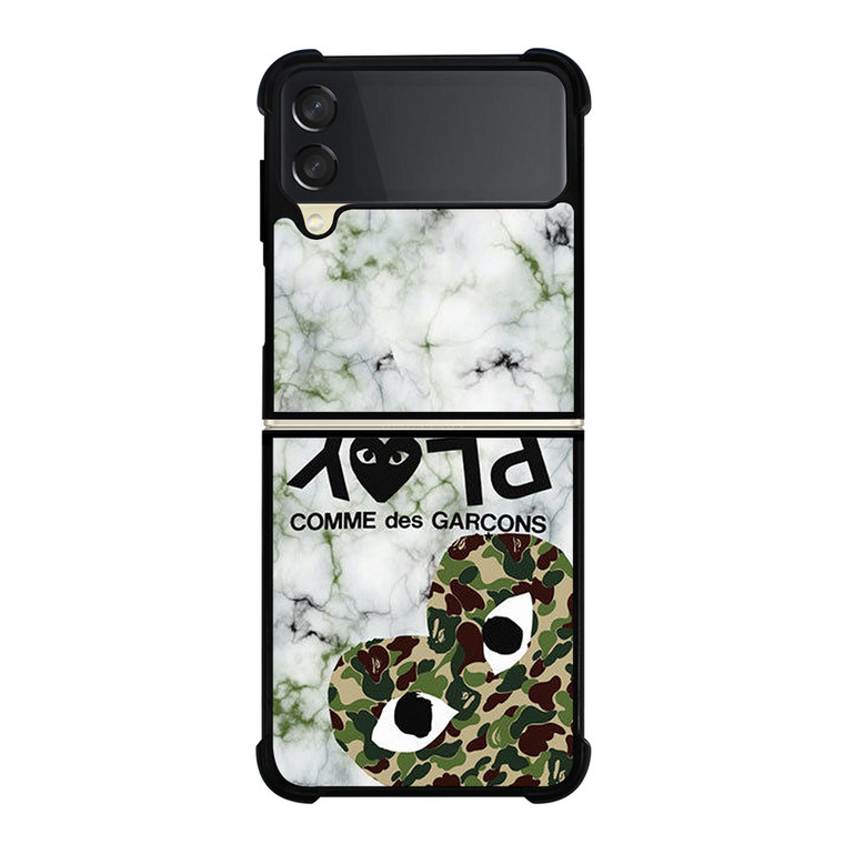 CAMO COMME DES GARCONS Samsung Galaxy Z FLip 3 5G Case Cover CAMO COMME DES GARCONS Samsung Galaxy Z FLip 3 5G Case Cover