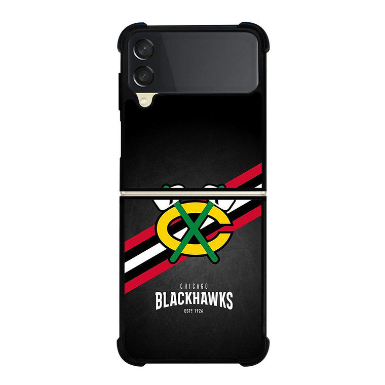 CHICAGO BLACKHAWKS FOOTBALL LOGO 1926 Samsung Galaxy Z FLip 3 5G Case Cover