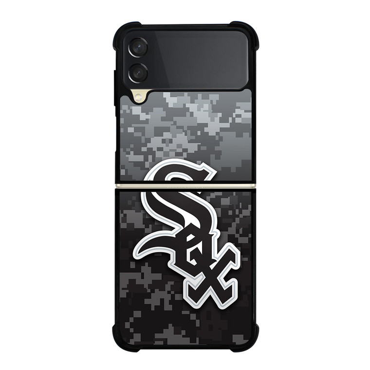 CHICAGO WHITE SOX CAMO LOGO Samsung Galaxy Z FLip 3 5G Case Cover