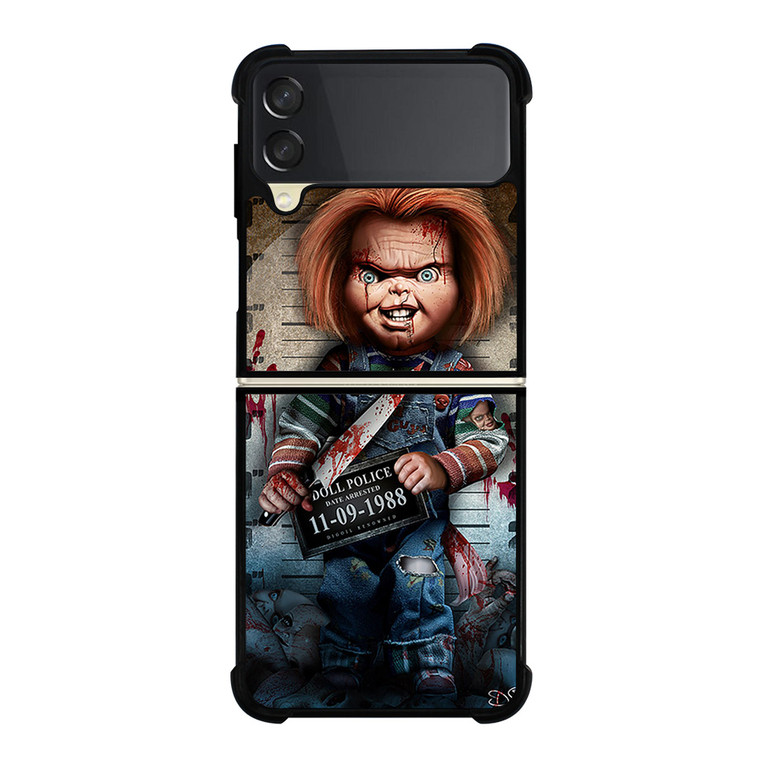 CHUCKY DOLL WITH KNIFE 2 Samsung Galaxy Z FLip 3 5G Case Cover