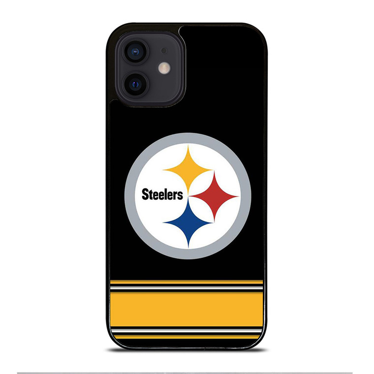 PITTSBURGH STEELERS LOGO STRIPE iPhone 12 Mini Case