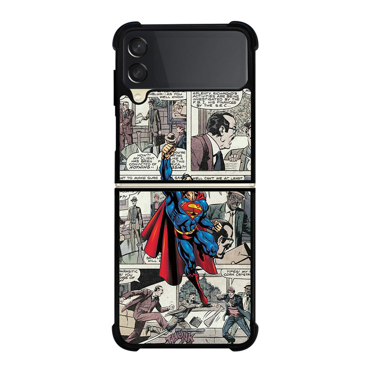 DC SUPERMAN COMIC CLASSIC Samsung Galaxy Z FLip 3 5G Case Cover DC SUPERMAN COMIC CLASSIC Samsung Galaxy Z FLip 3 5G Case Cover