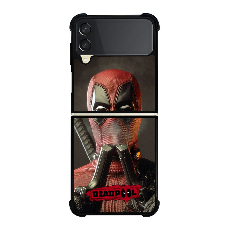 DEADPOLL POTRAIT DOUUBLE PISTOLS Samsung Galaxy Z FLip 3 5G Case Cover
