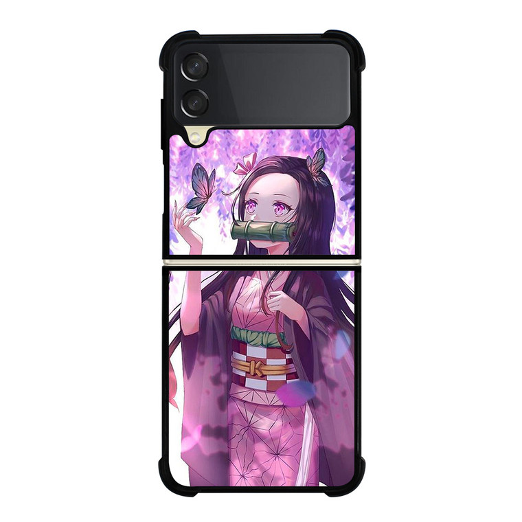 DEMON SLAYER KIMETSU NO YAIBA NEZUKO KAMADO Samsung Galaxy Z FLip 3 5G Case Cover