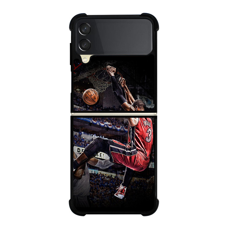 DWAYNE WADE MIAMI DUNK Samsung Galaxy Z FLip 3 5G Case Cover