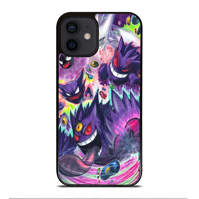 POKEMON GASTLY HAUNTER GENGAR ART iPhone 12 Mini Case