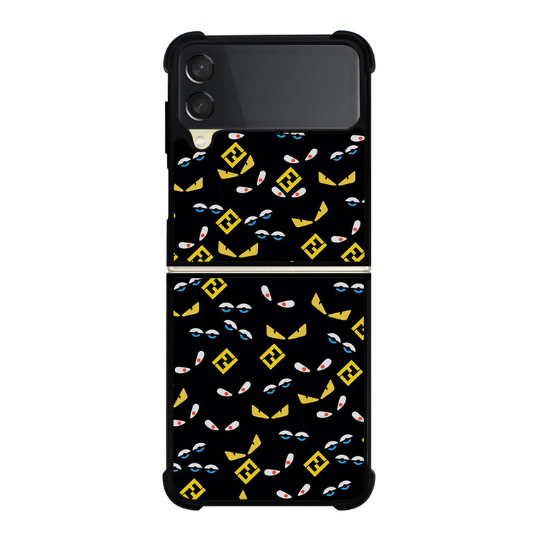 FENDI95EYES MONSTER COLLAGE Samsung Galaxy Z FLip 3 5G Case Cover