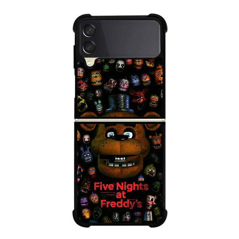 FIVE NIGHTS AT FREDDY'S FNAF FACES Samsung Galaxy Z FLip 3 5G Case Cover